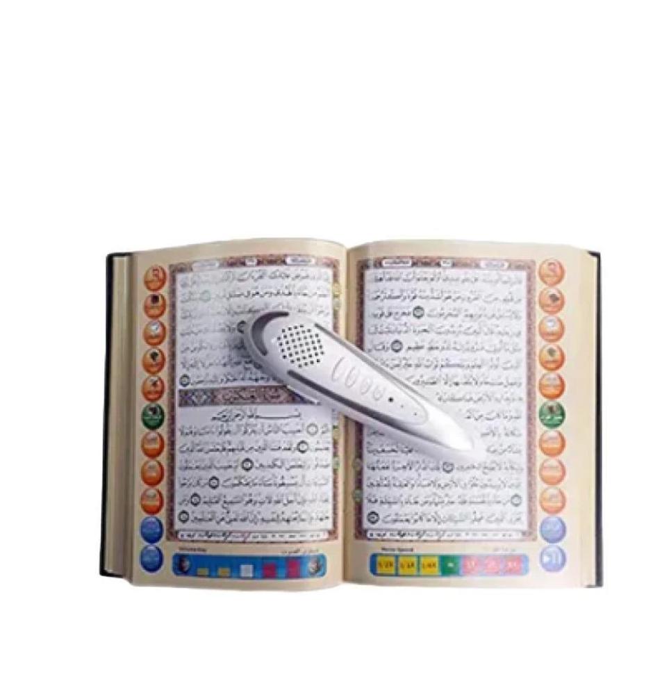 قلم قارئ ذكي القرآن الكريم بتصميم قلم متعدد الألوان