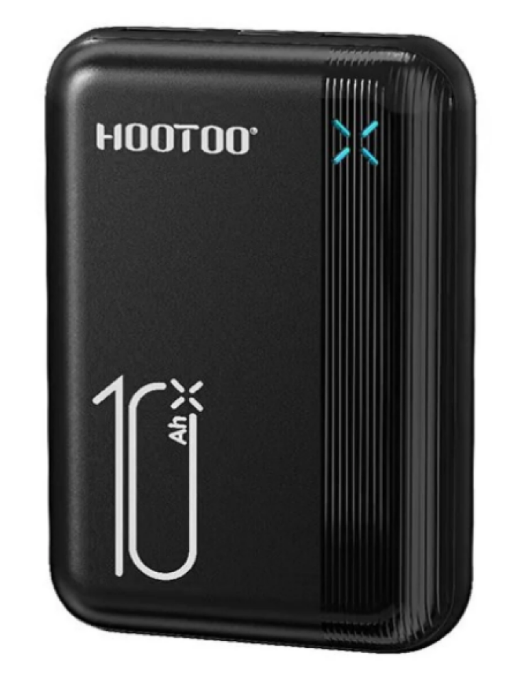 باوربانك HOOTOO بسعة 10,000 مللي أمبير، خيار عملي لشحن أجهزتك أثناء التنقل والسفر.