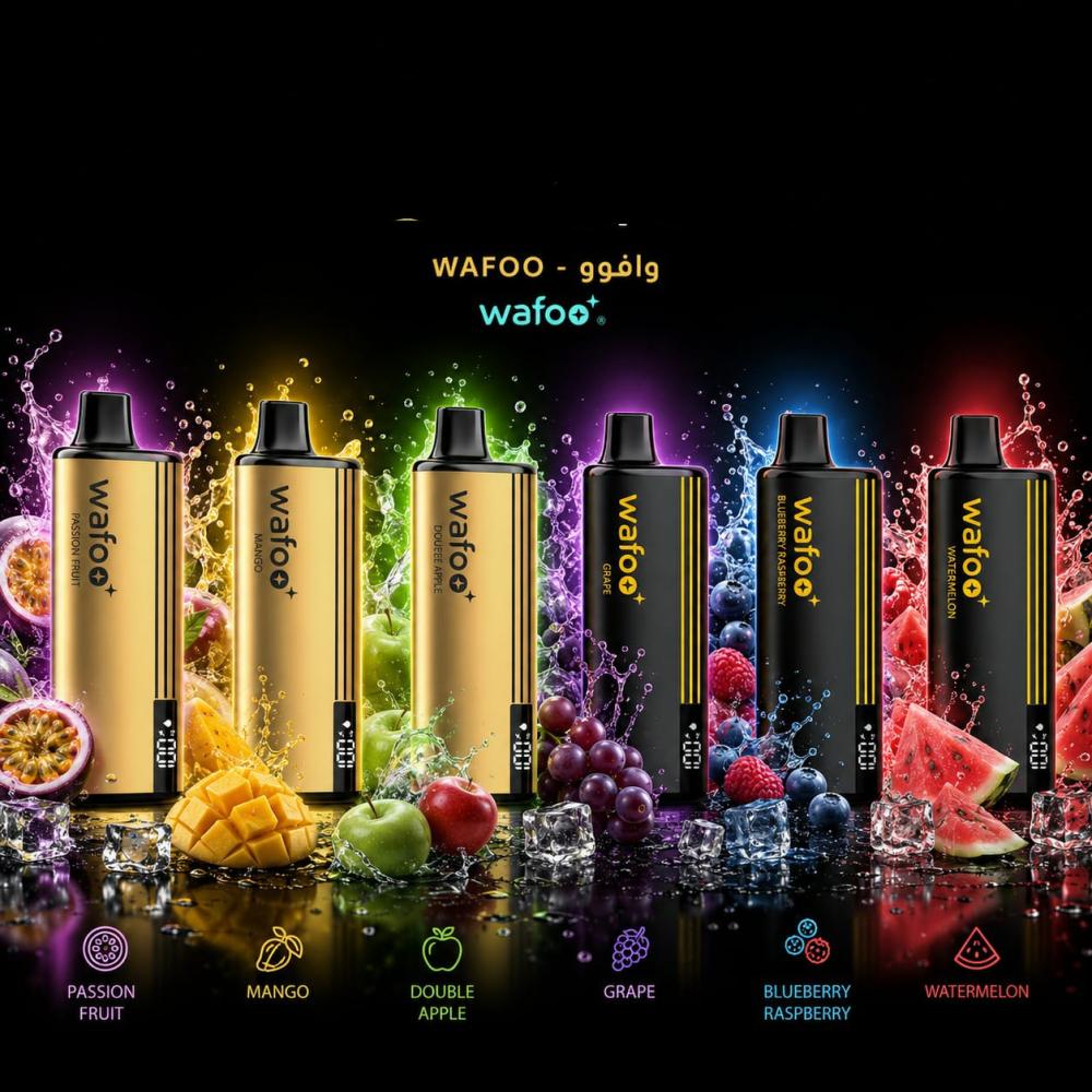 فيب سحبة وافو 16 ألف موشة نكهة خوخ - WAFOO 16000 Puffs Peach