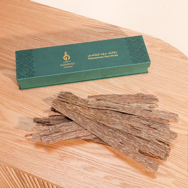 Natural Raqaeq Oud Vietnam 125 Gram     عود رقائق فيتنامي