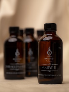 Dark Wood &amp; Roses Airfreshener Diffuser Oil -115ml  العود الاسود والورد