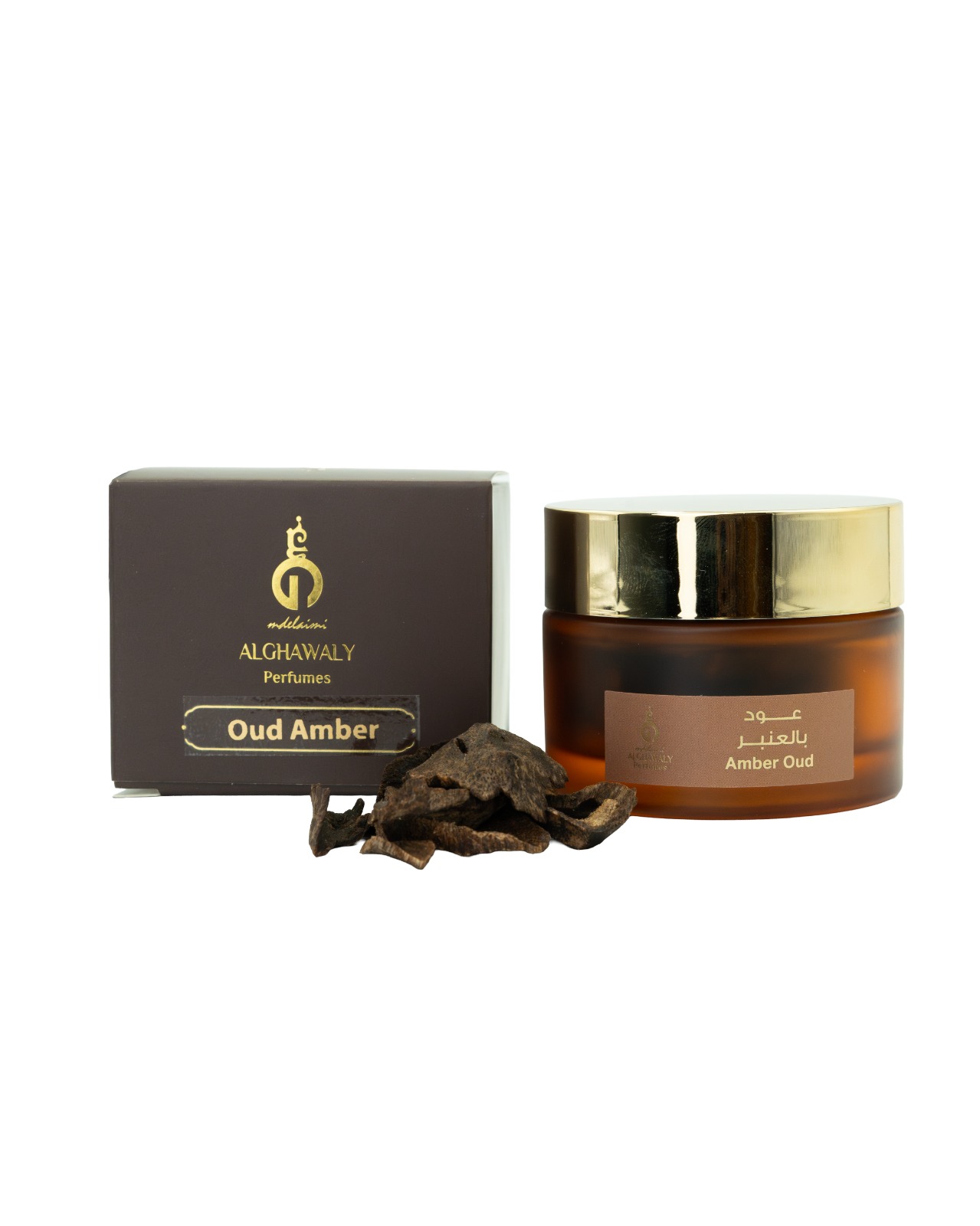 Oud Amber -12 Gram  عود طبيعي بالعنبر 12 جرام