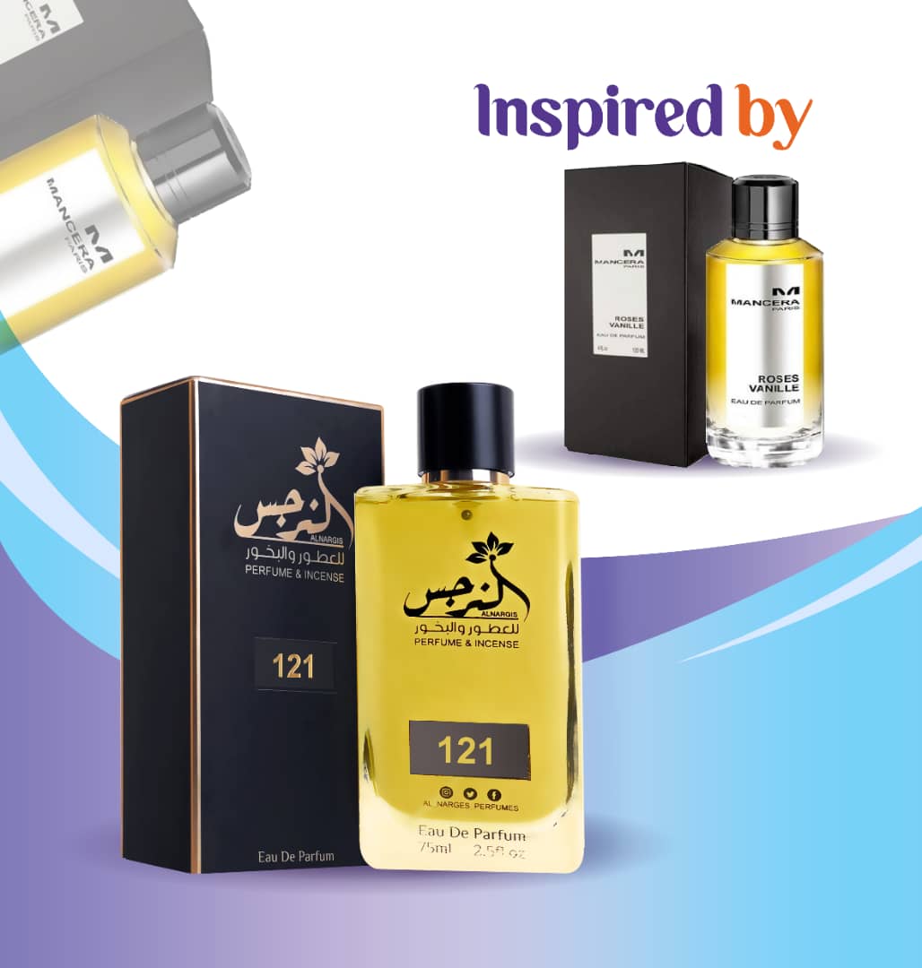 Perfume No. 121 عطر رقم 121 / روز فانيلا مانسيرا