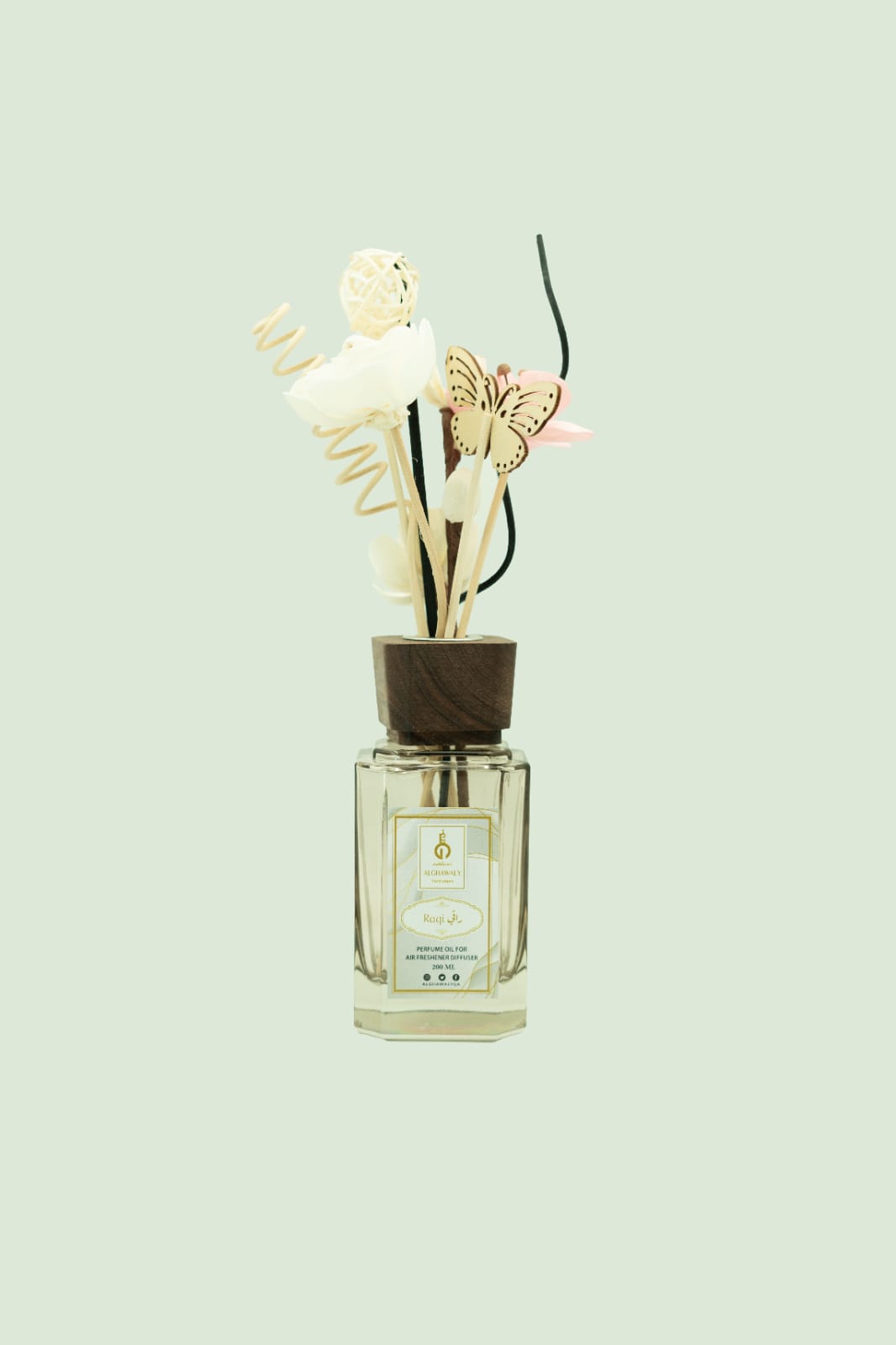 Raqi Stick Diffuser Set فواحة اعواد خشبيه برائحة راقي