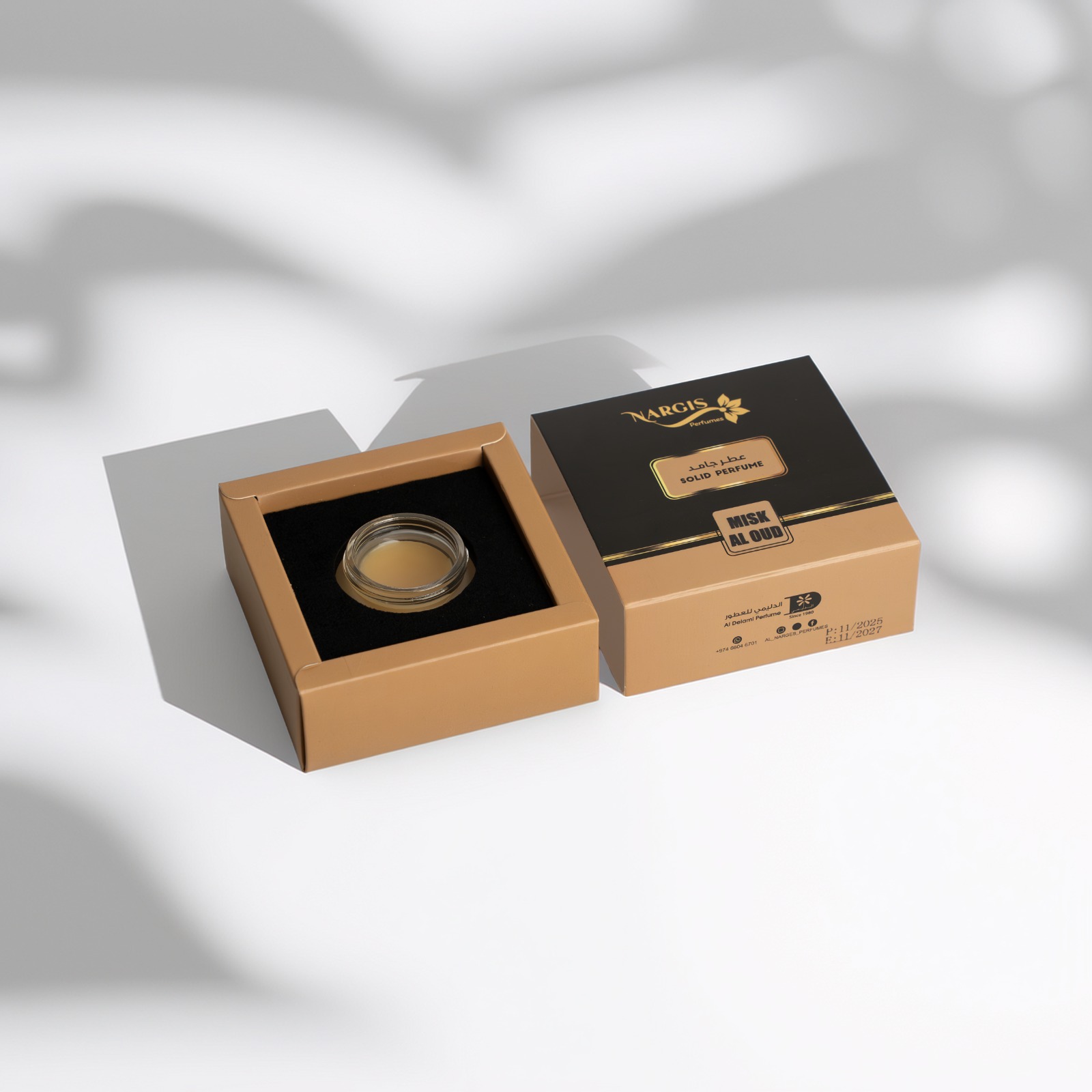 Misk Al Oud Solid Perfume -15 Gram  مسك العود عطر جامد-15 جرام