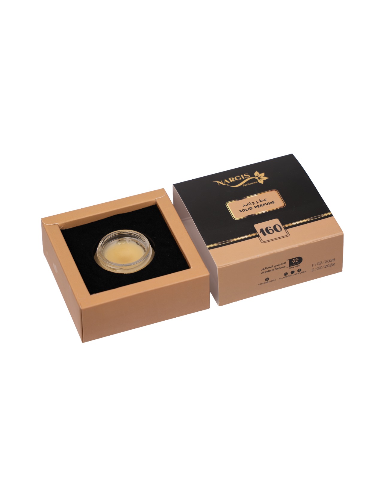 160 Solid Perfume -15 Gram عطر جامد رقم 160