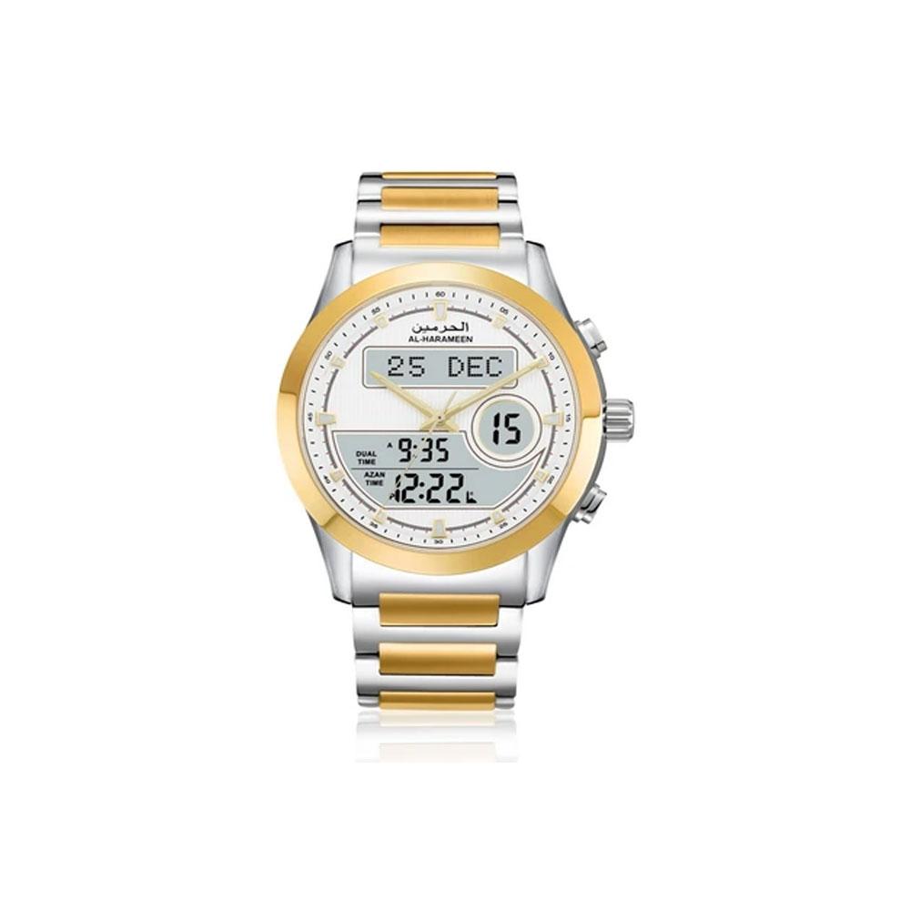 ساعة الحرمين الرجالية الفاخرة HA-6101 مقاس 46MM مقاوم للماء