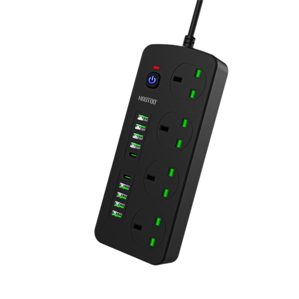 توصيلة كهرباء حديثة مع منافذ شحن الجوال الموديل : MX-EC001 3500 واط