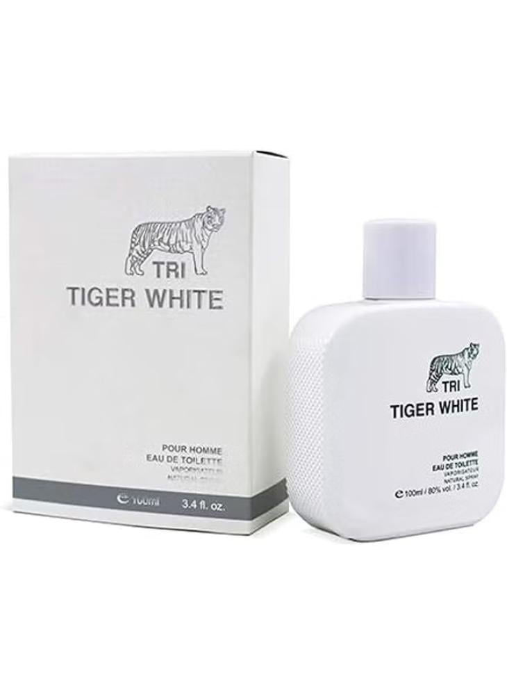 عطر تايجر وايت للرجال - - افضل هدايا العطور - او دي تواليت 3.4 اونصة