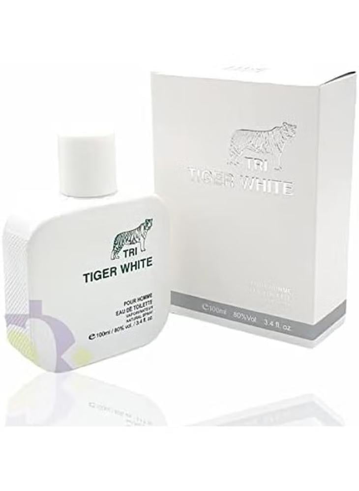عطر تايجر وايت للرجال - - افضل هدايا العطور - او دي تواليت 3.4 اونصة